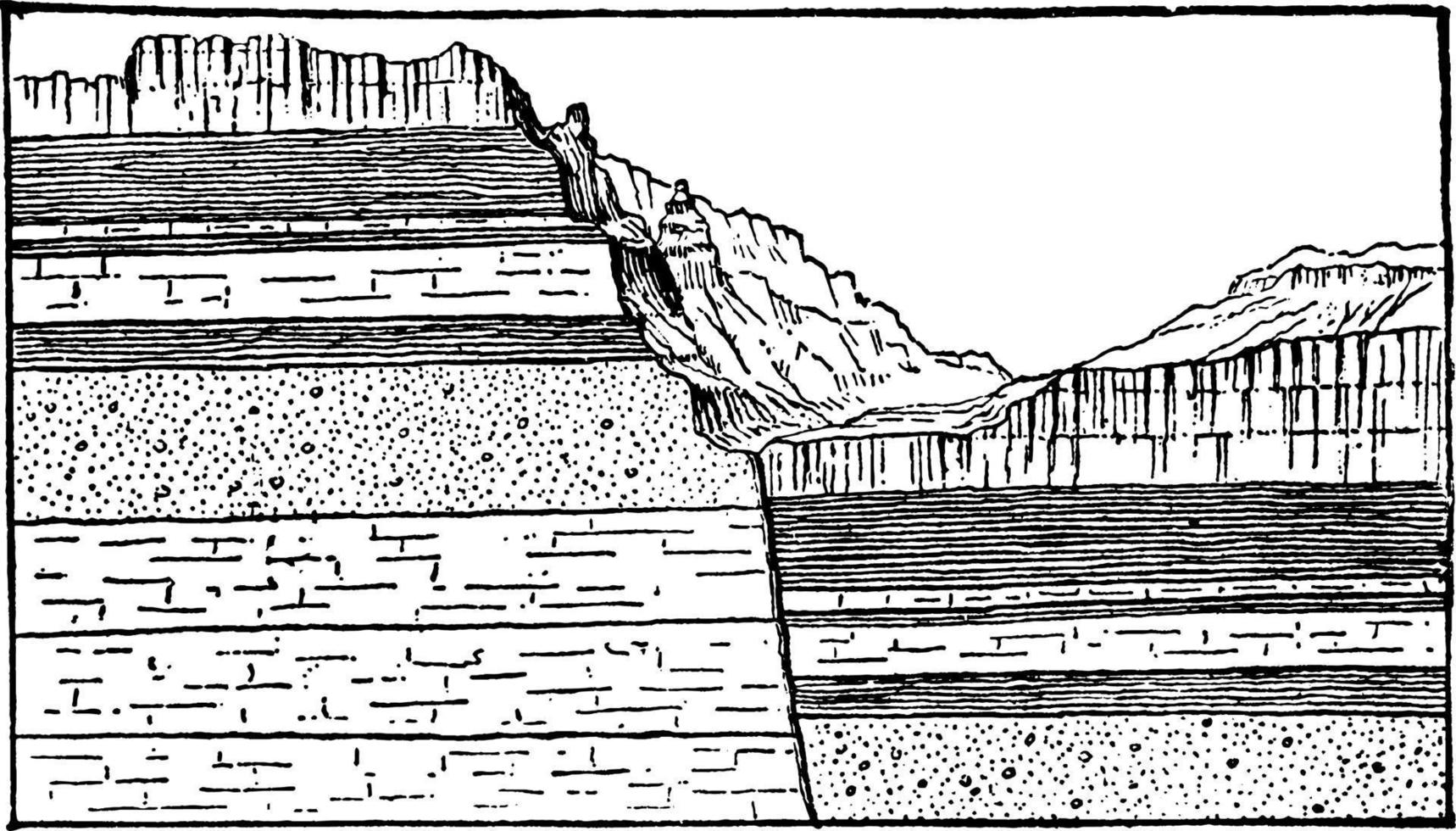 fel, årgång illustration vektor