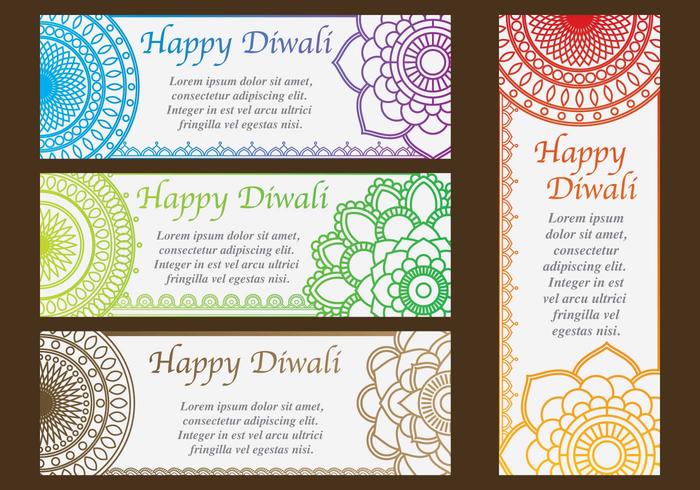 Diwali Einladungen vektor