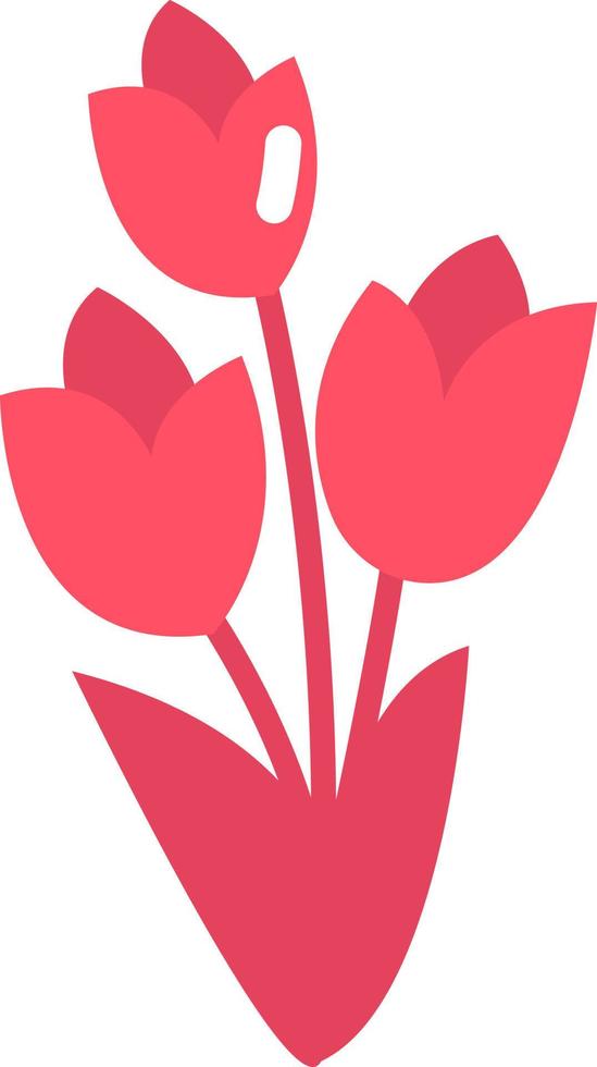 rosa blommor, illustration, vektor på en vit bakgrund.