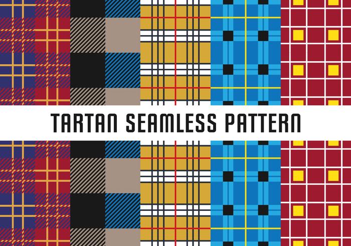 Tartan Nahtloses Muster vektor