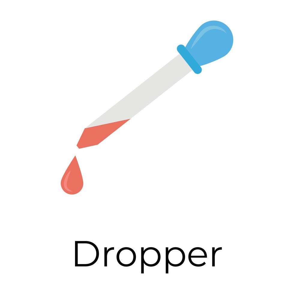 trendiga dropper -koncept vektor