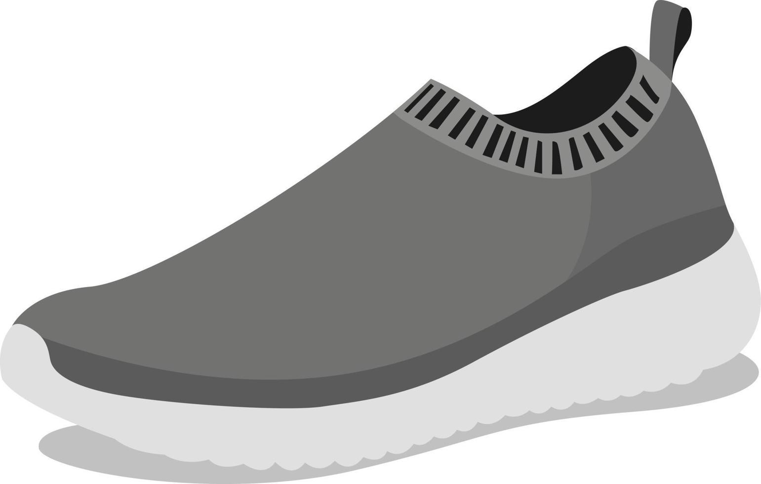 glida på sko, illustration, vektor på vit bakgrund