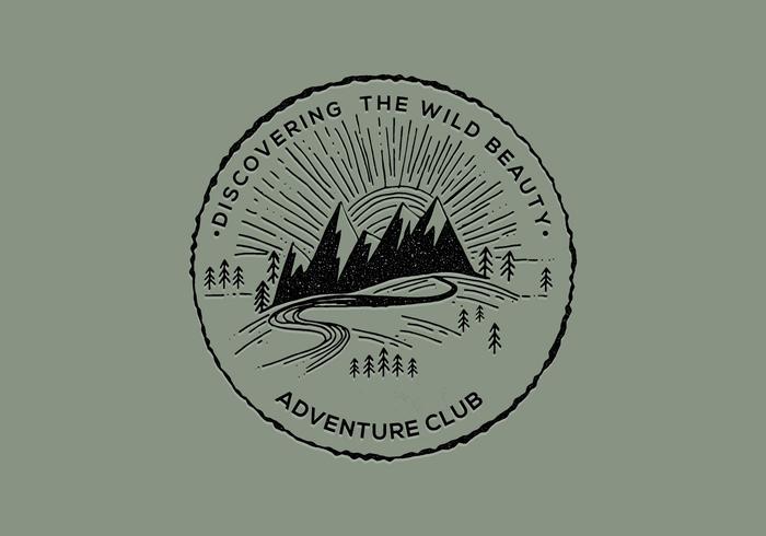 Adventure Club Abzeichen vektor