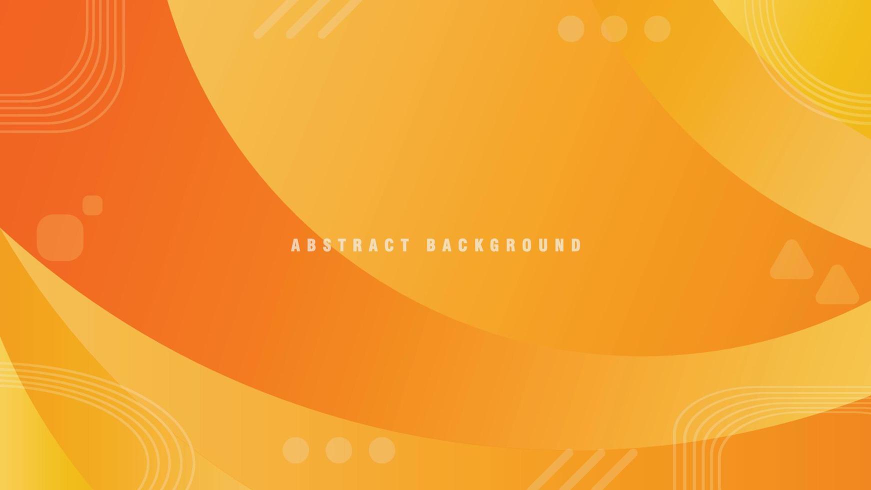 Vektor orange abstrakten flüssigen geometrischen Hintergrund mit Farbverlauf