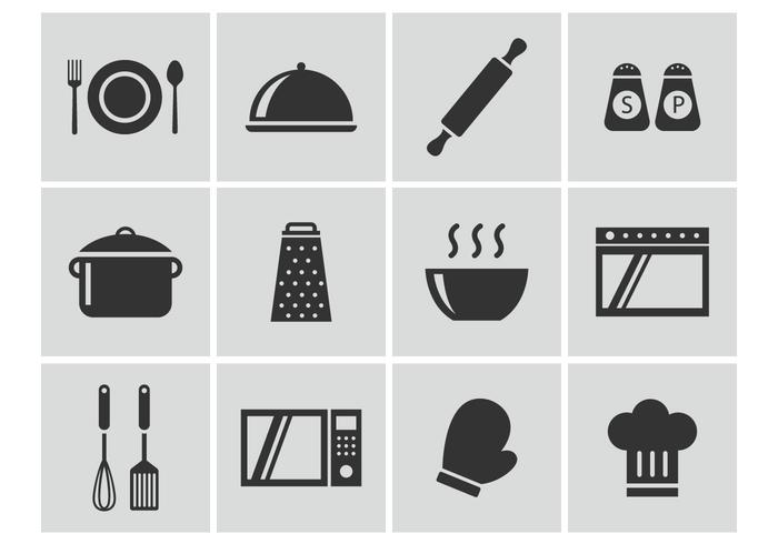 Freie Cocina Vektor-Icons vektor