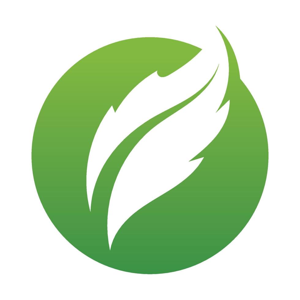 löv grön logotyp och symbol vektor
