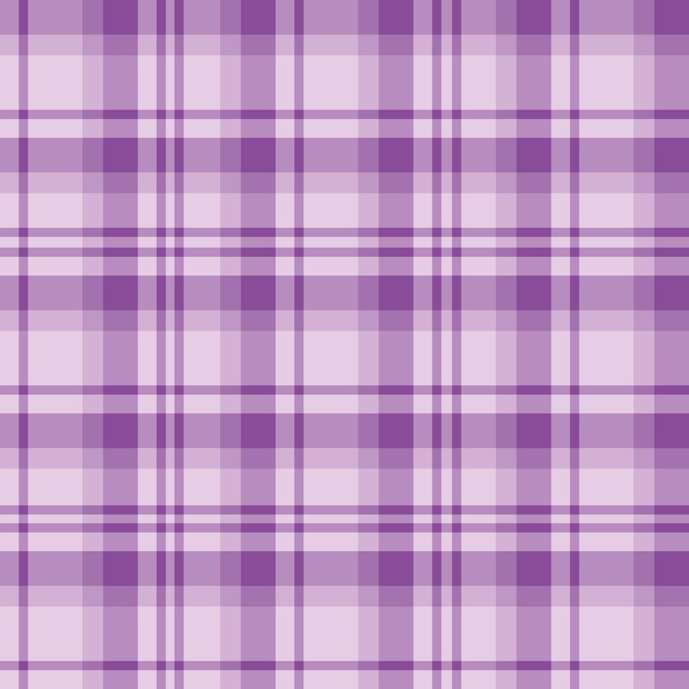 Nahtloses Muster in einfachen hellen und leuchtend violetten Farben für Plaid, Stoff, Textil, Kleidung, Tischdecke und andere Dinge. Vektorbild. vektor