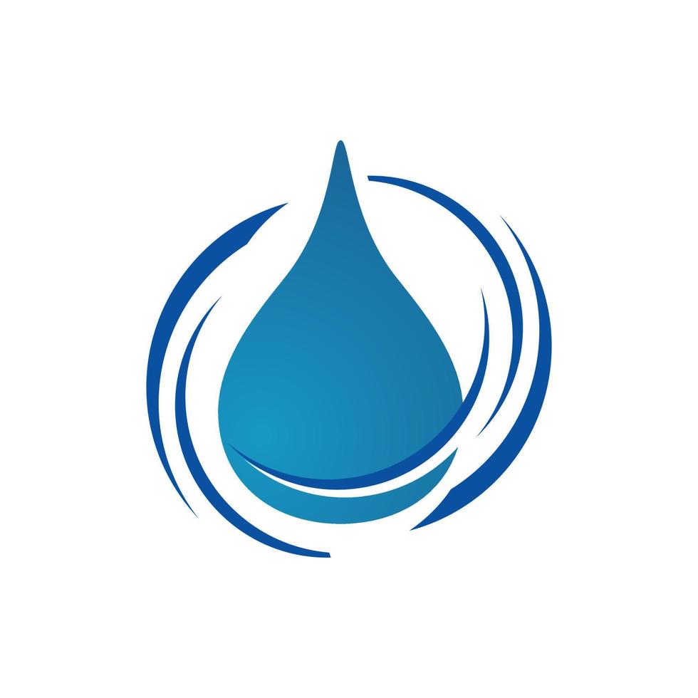 aqua drop wassertröpfchen logo eco mineral natürliches design vektorvorlage vektor