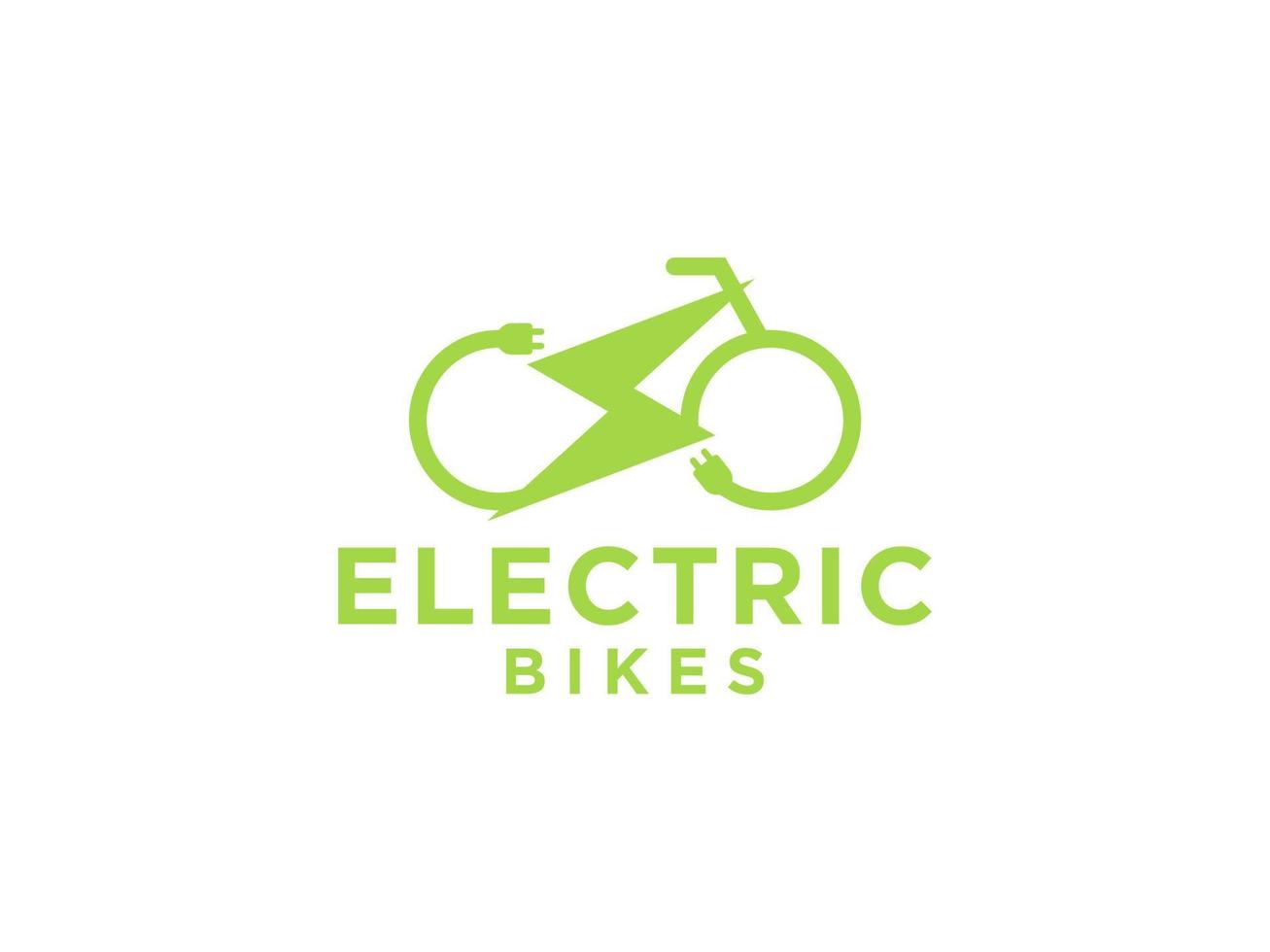 E-Bike-Shop und Service-Logos vektor