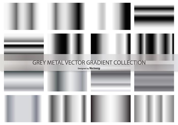 Grey Gradient Vector Sammlung