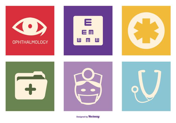 Optometry Vector Icon Collection