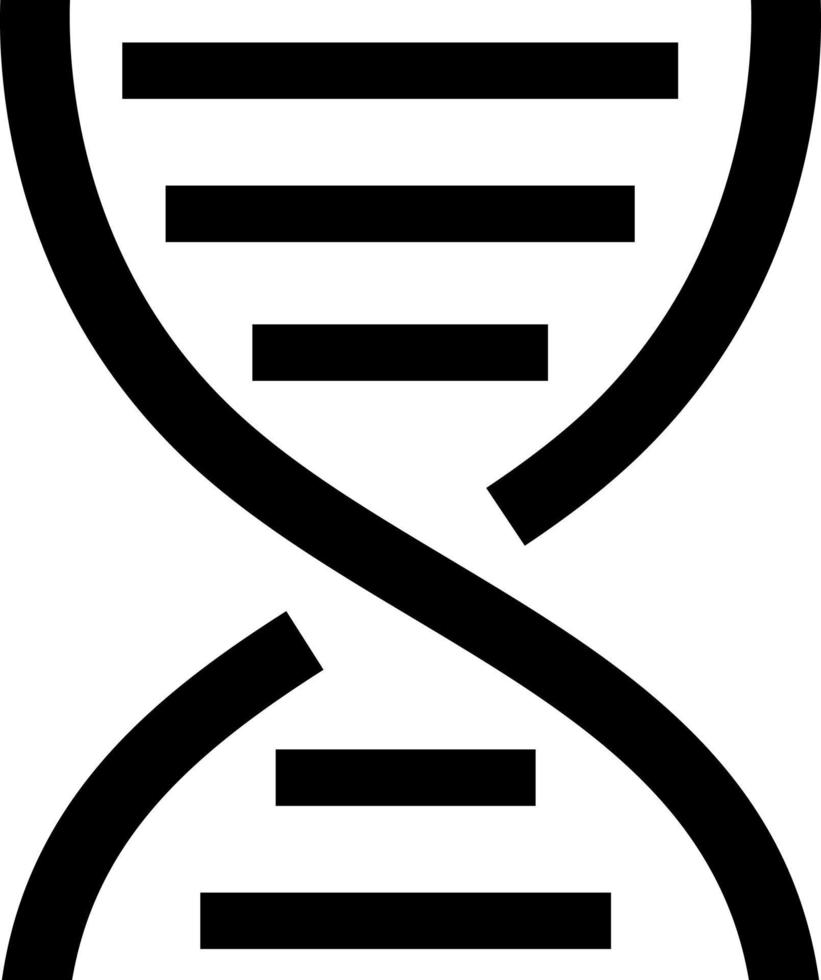 DNA-Replikation, Illustration, Vektor auf weißem Hintergrund