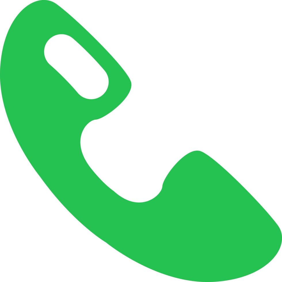 grön telefon högtalare, illustration, vektor på en vit bakgrund.