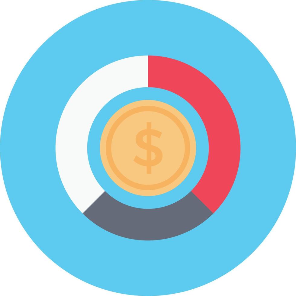 dollar graf vektorillustration på en background.premium kvalitet symbols.vector ikoner för koncept och grafisk design. vektor