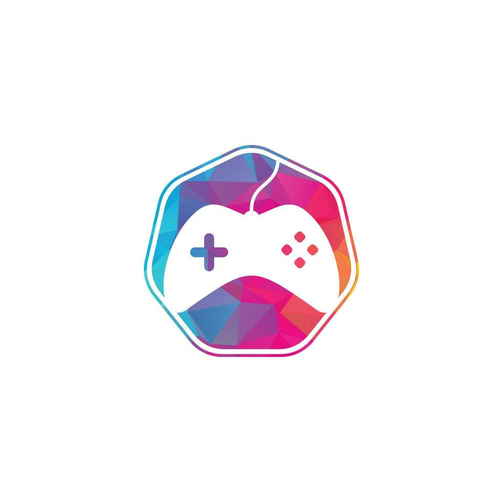 Spiel-Logo-Design-Vorlage. Stock-Spiel-Symbol-Logo. vektor