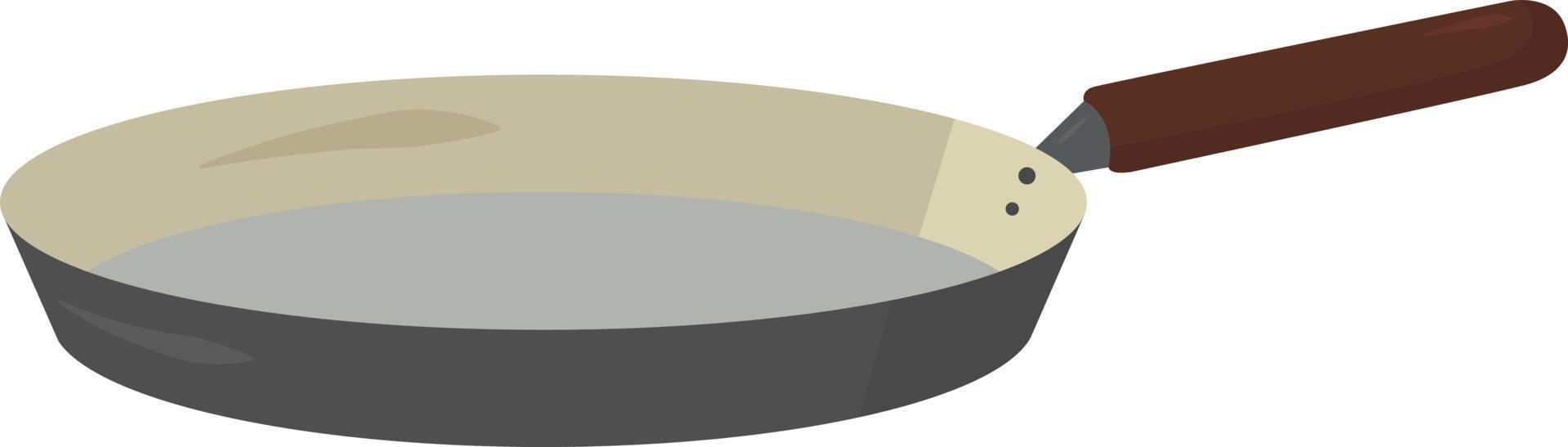 små fräsning panorera, illustration, vektor på en vit bakgrund.