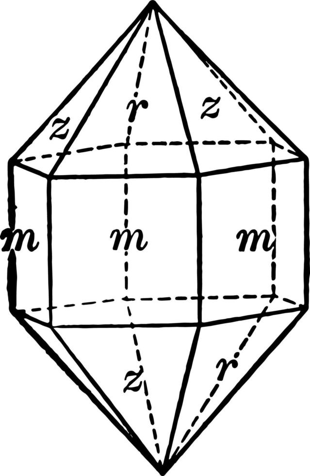 kvarts årgång illustration. vektor