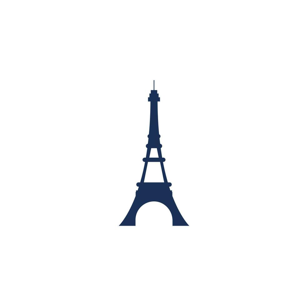 eiffel torn logotyp design mall. paris logotyp design. vektor