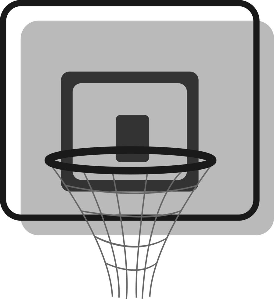 Basketball-Score, Illustration, Vektor auf weißem Hintergrund.