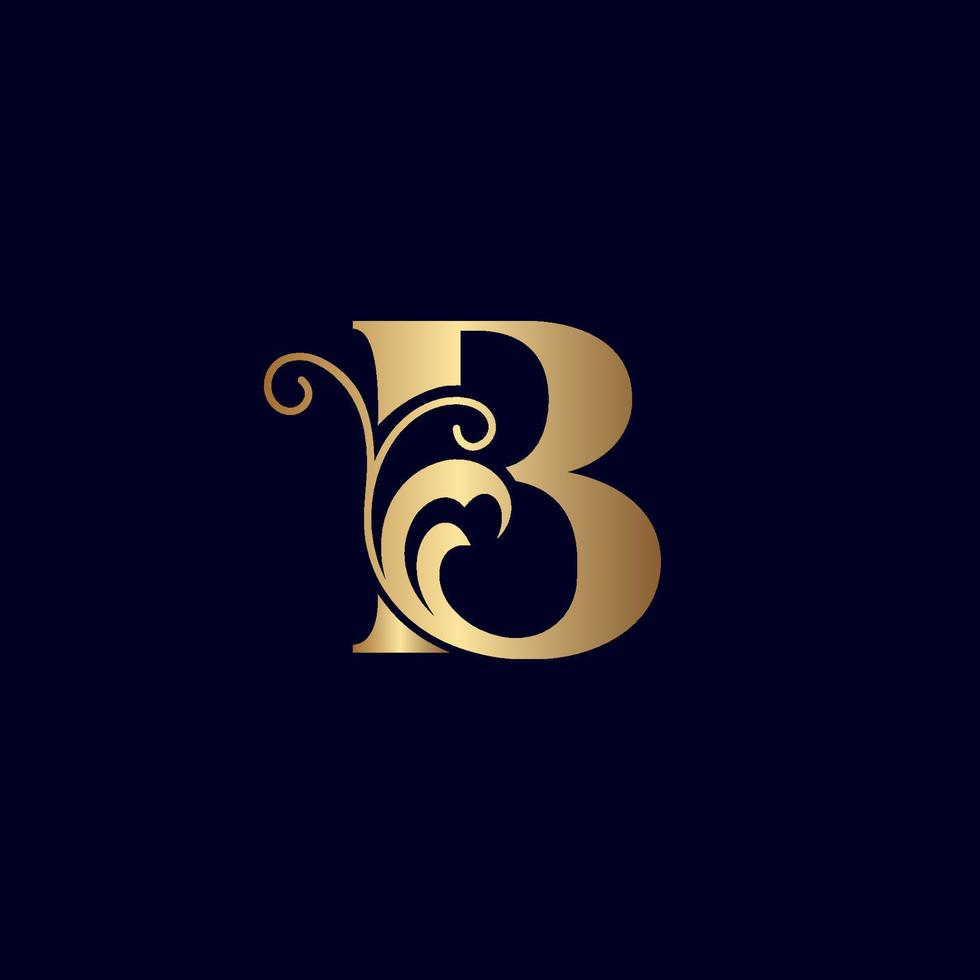 Schmuck-Logo-Design b verziert vektor