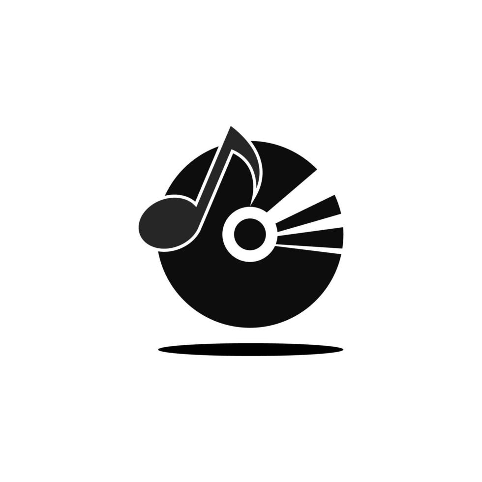 Musik-Audio-Logo-Vektor vektor