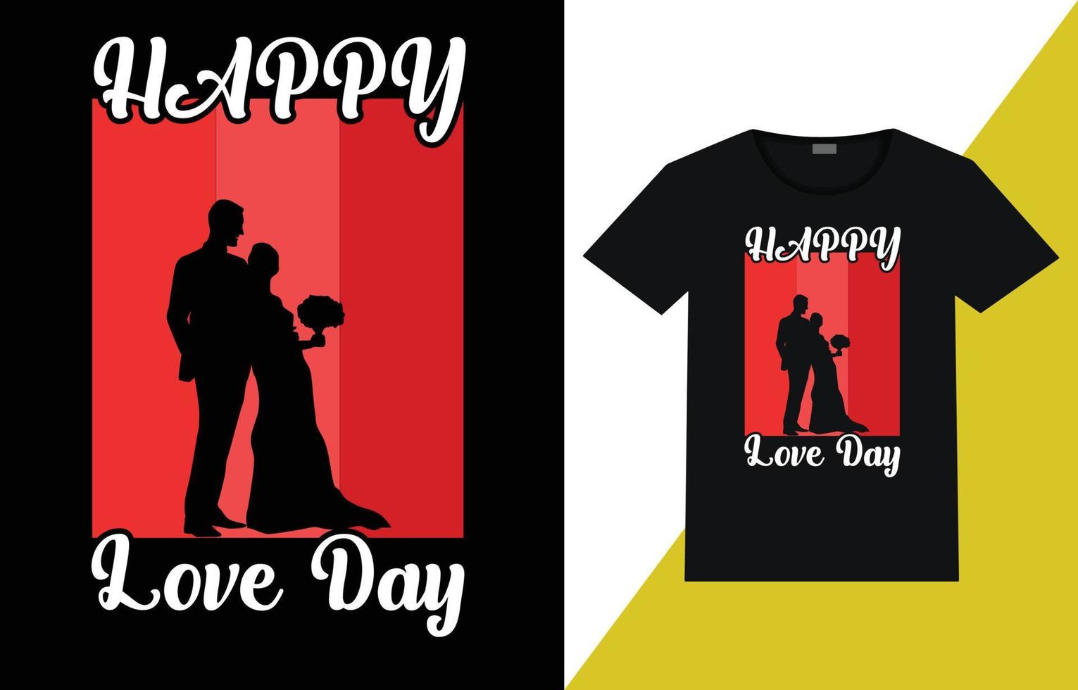 valentine dag t-shirt design vektor