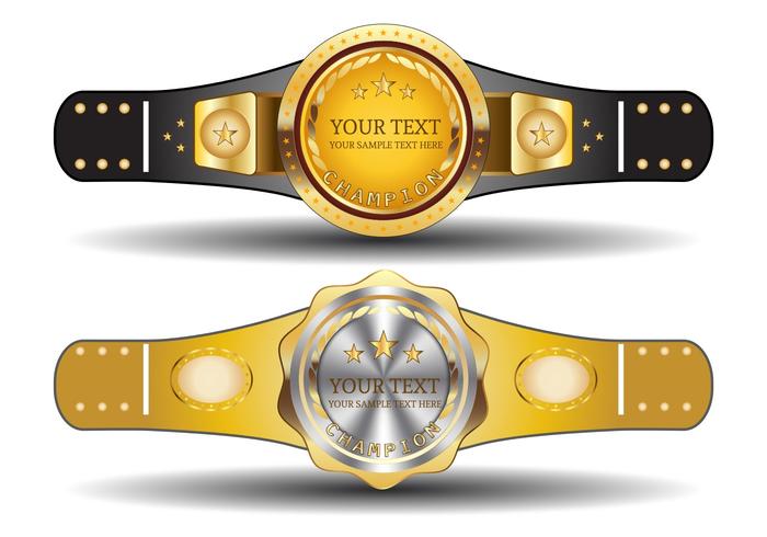 Championship Belt mall vektor