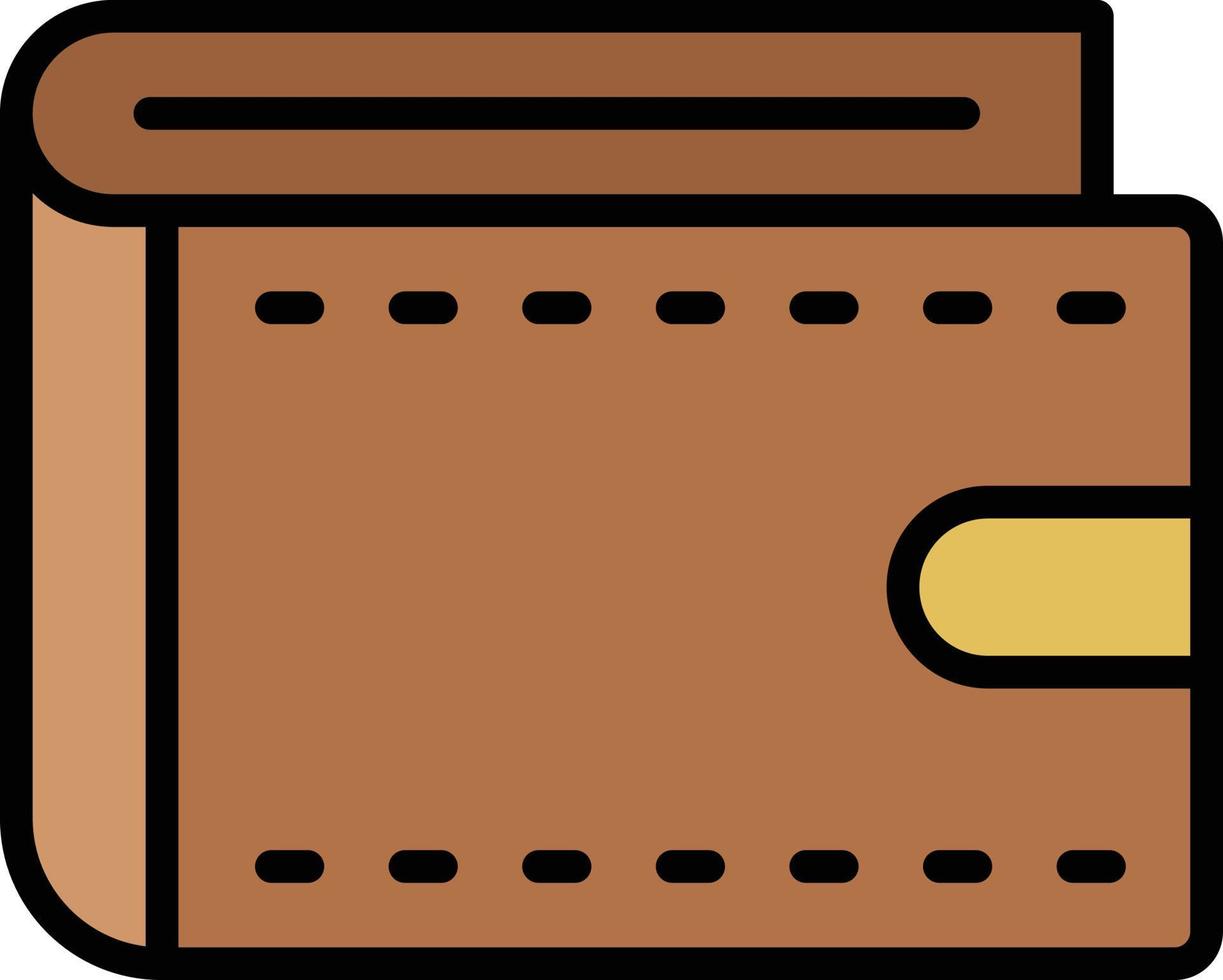 plånbok vektor ikon design illustration