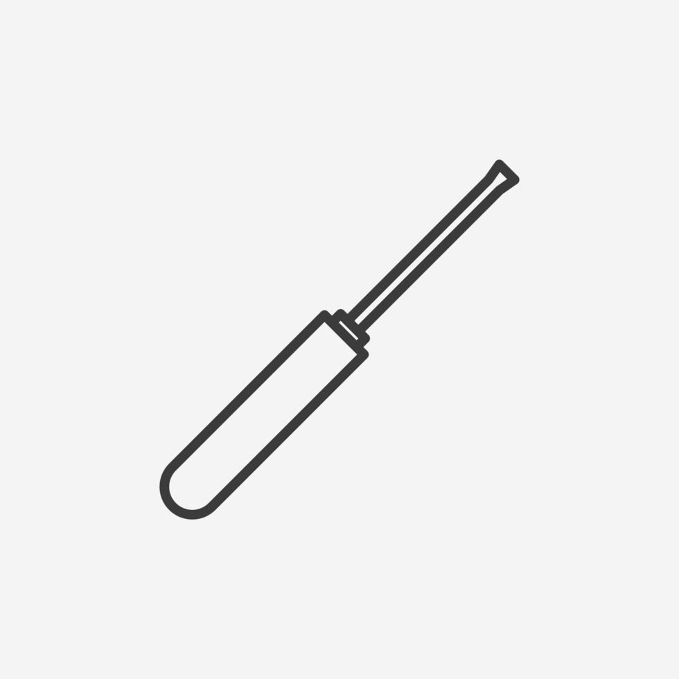 Schraubendreher, Reparatur, Schraubenschlüssel, Werkzeugsymbol Vektor isoliert Symbol Zeichen