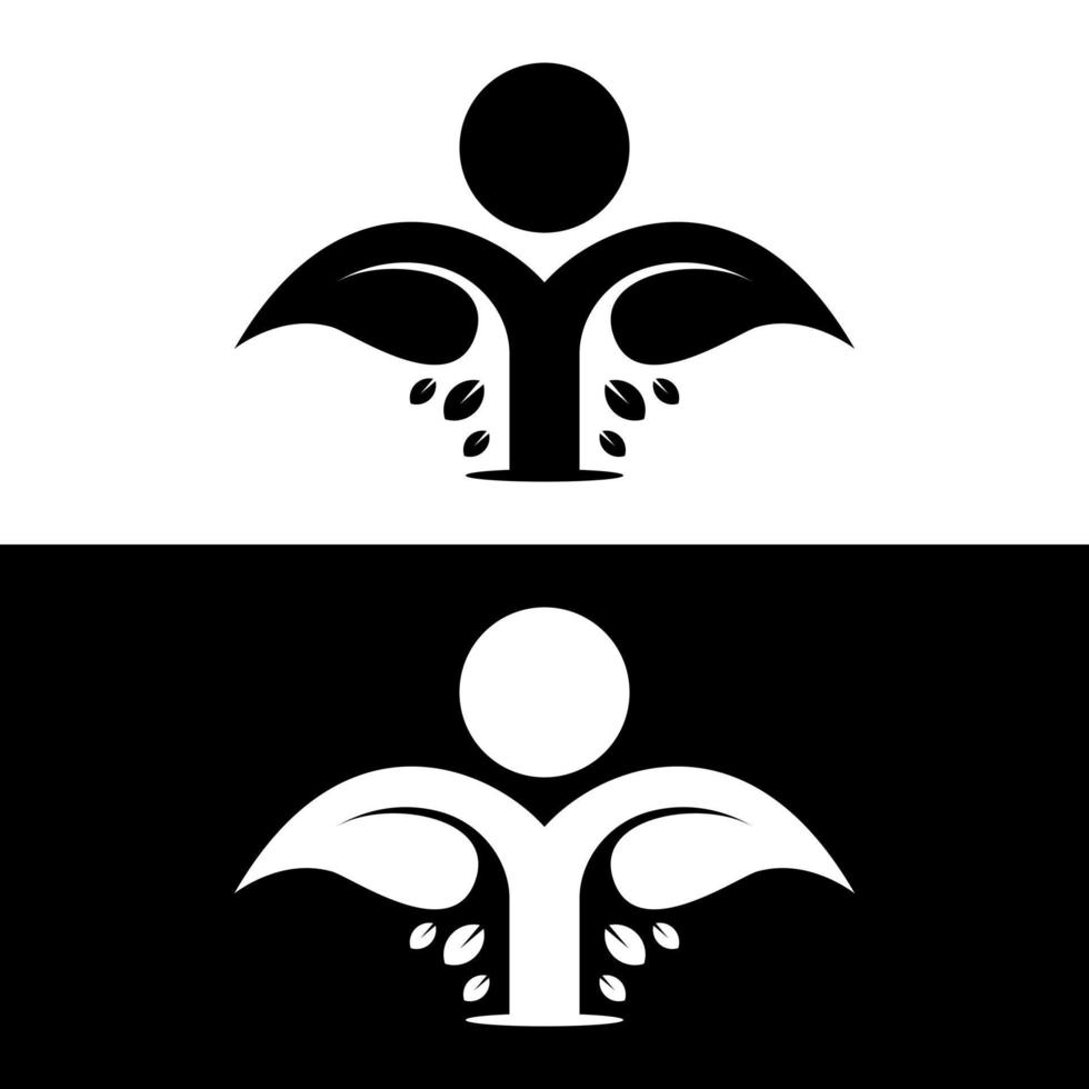 naturligt liv logotyp vektor