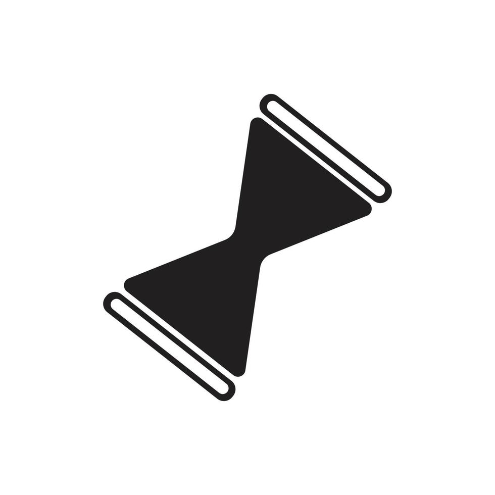 Sanduhr-Logo-Symbol Vektor-Illustration-Design-Vorlage vektor