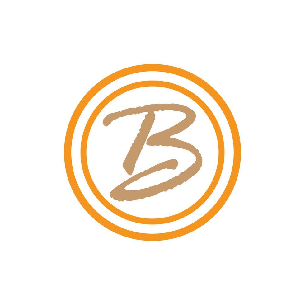 Buchstabe b Logo Vorlage Vektor Icon Design