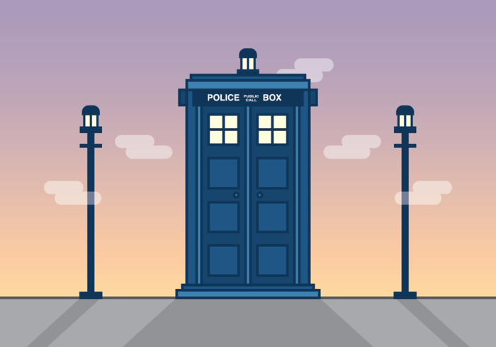 Tardis Vector Illustration