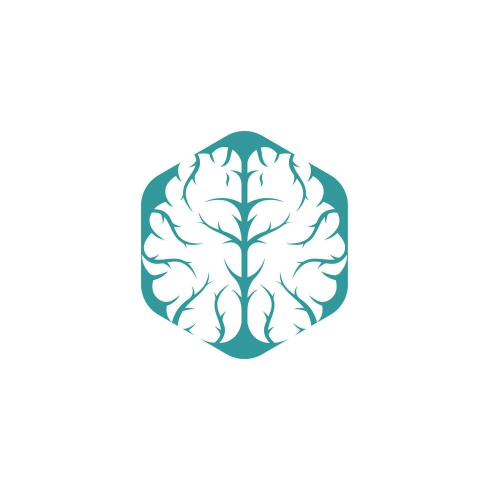 kreativ hjärna logotyp design. spåna kraft tänkande hjärna logotyp ikon vektor
