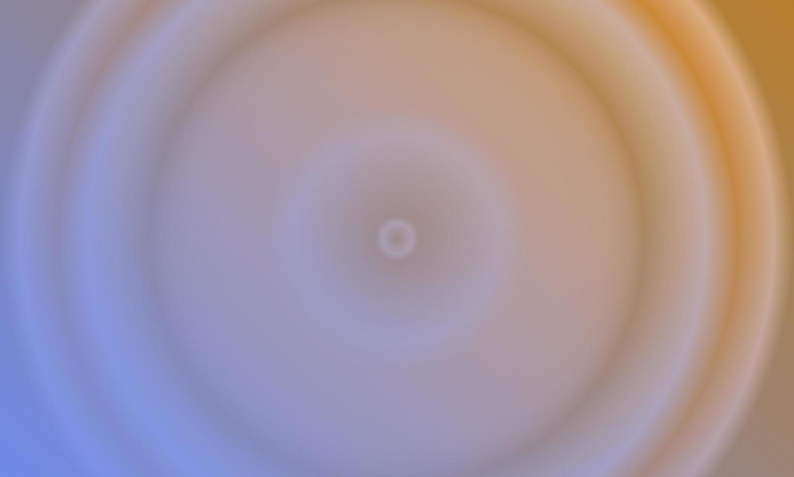 orange und blauer Kreis radialer Farbverlauf abstrakter Hintergrund. Einfacher, verschwommener, glänzender, moderner und farbenfroher Stil. Verwendung für Homepage, Hintergrund, Hintergrundbild, Cover, Poster, Banner oder Flyer vektor
