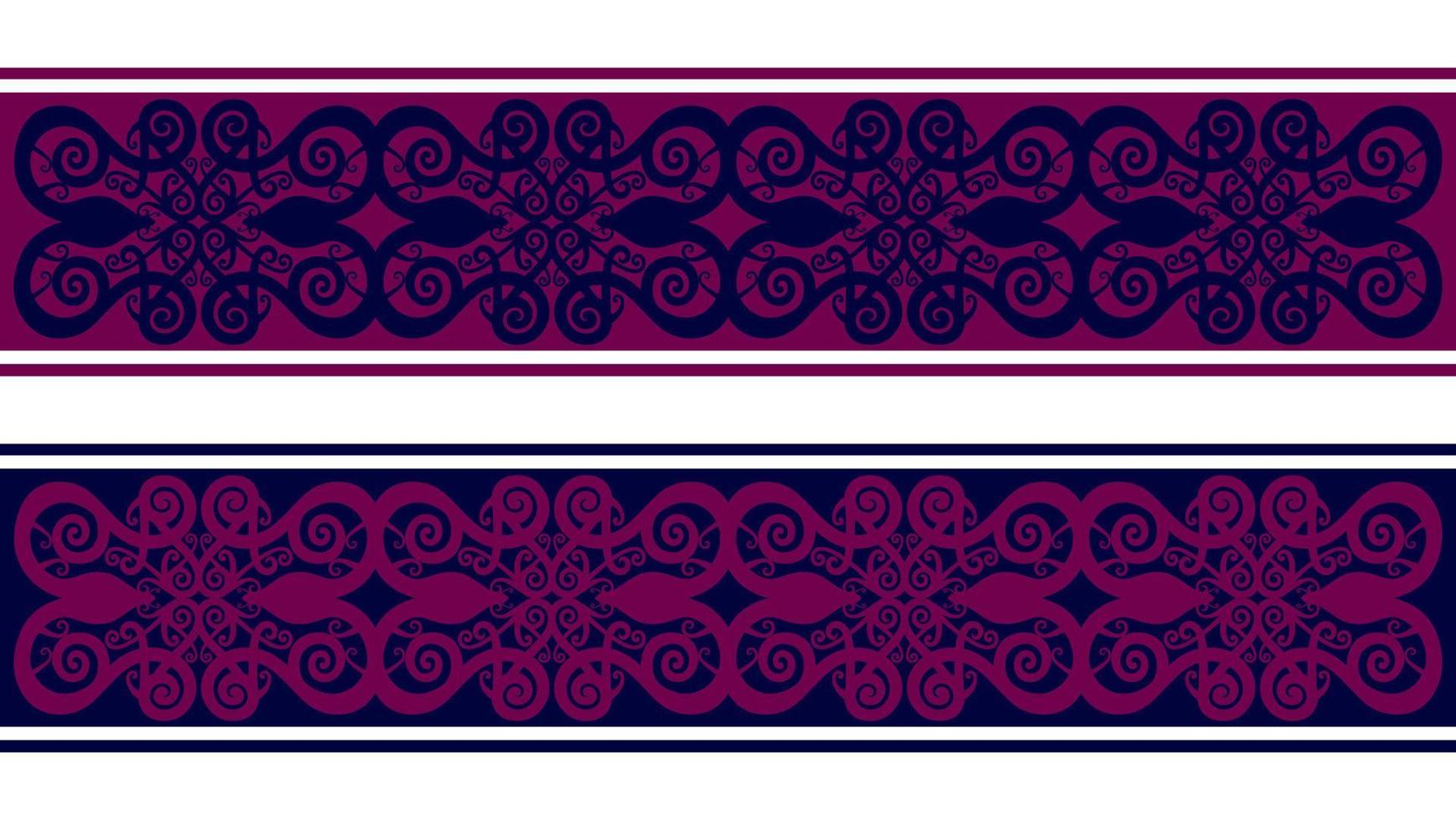 Batik Borneo Muster Design 3 Bekleidung Sportbekleidung Sublimation Tapete Hintergrund Vektor