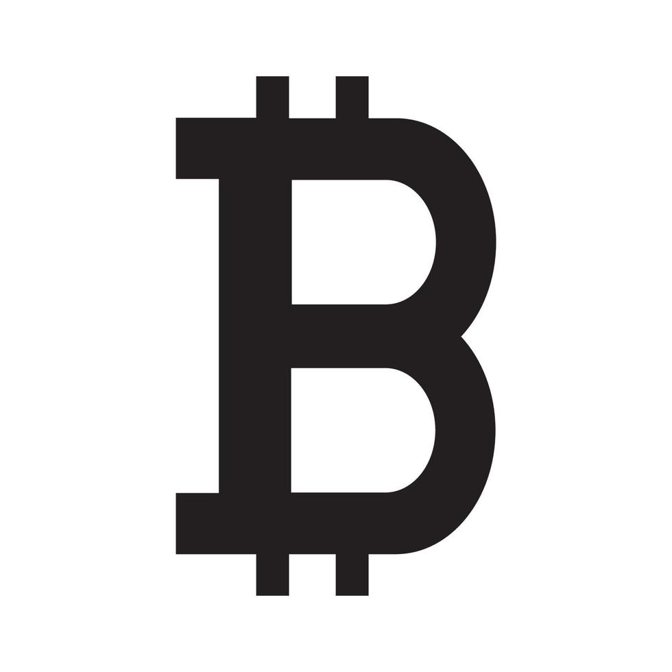 Bitcoin-Logo-Vektor vektor