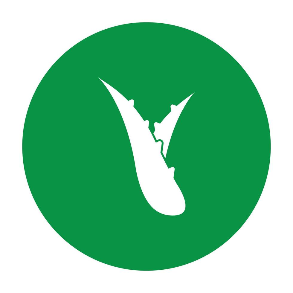 aloe vera-logotyp vektor