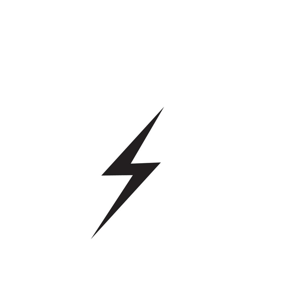 Power-Beleuchtung elektrisches Symbol-Logo vektor