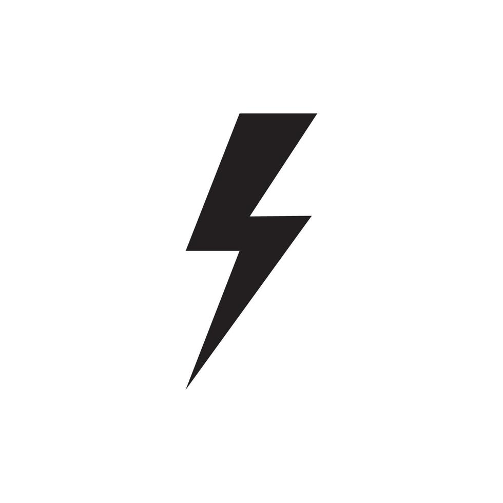 Power-Beleuchtung elektrisches Symbol-Logo vektor