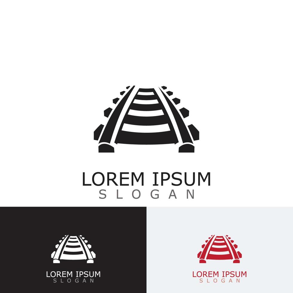 järnväg Spår logotyp bild järnväg design mall ikon vektor