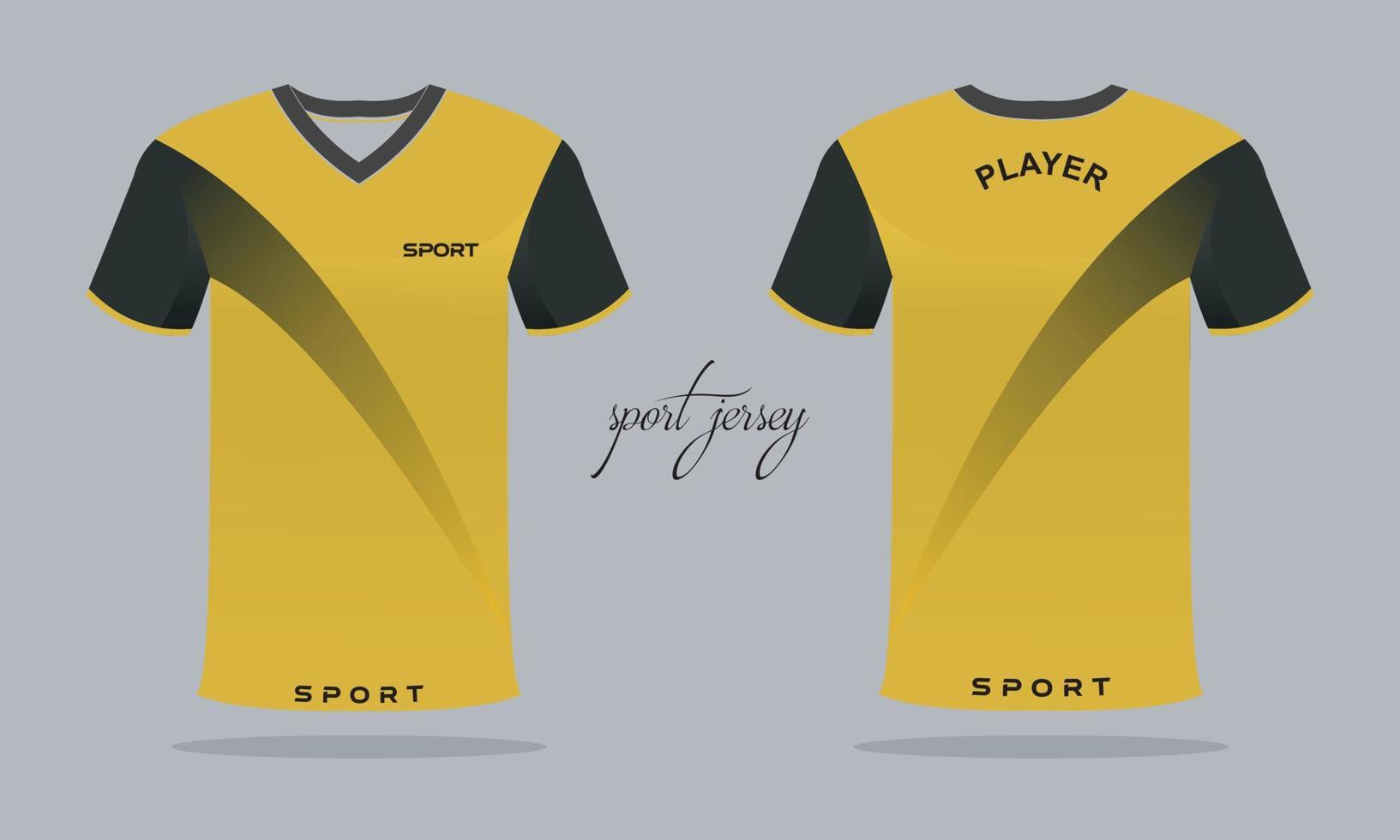 Sporttrikot und T-Shirt-Vorlage Sporttrikot-Design. Sportdesign für Fußball-Rennspiele vektor