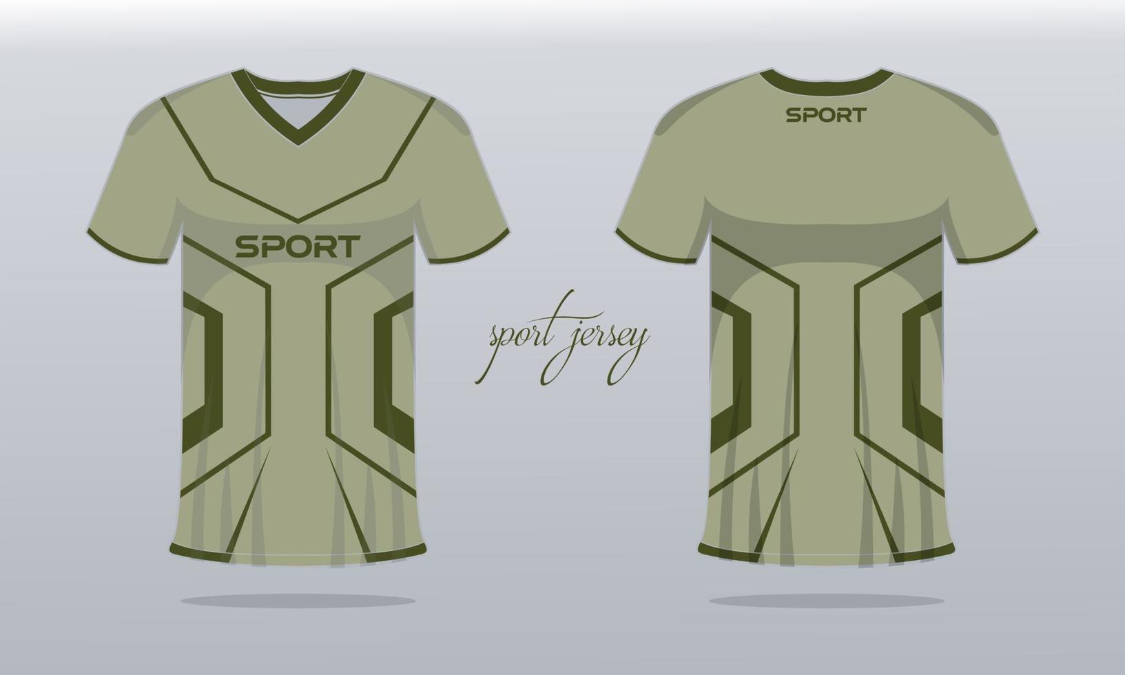 sporter jersey och t-shirt mall sporter jersey design. sporter design för fotboll tävlings gaming vektor