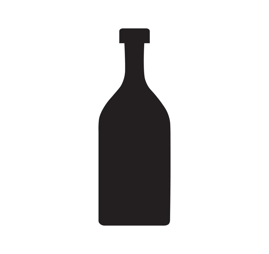 Vektorsymbole für Alkoholflaschen vektor