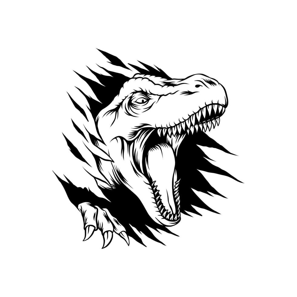 Tyrannosaurus Rex-Vektor vektor