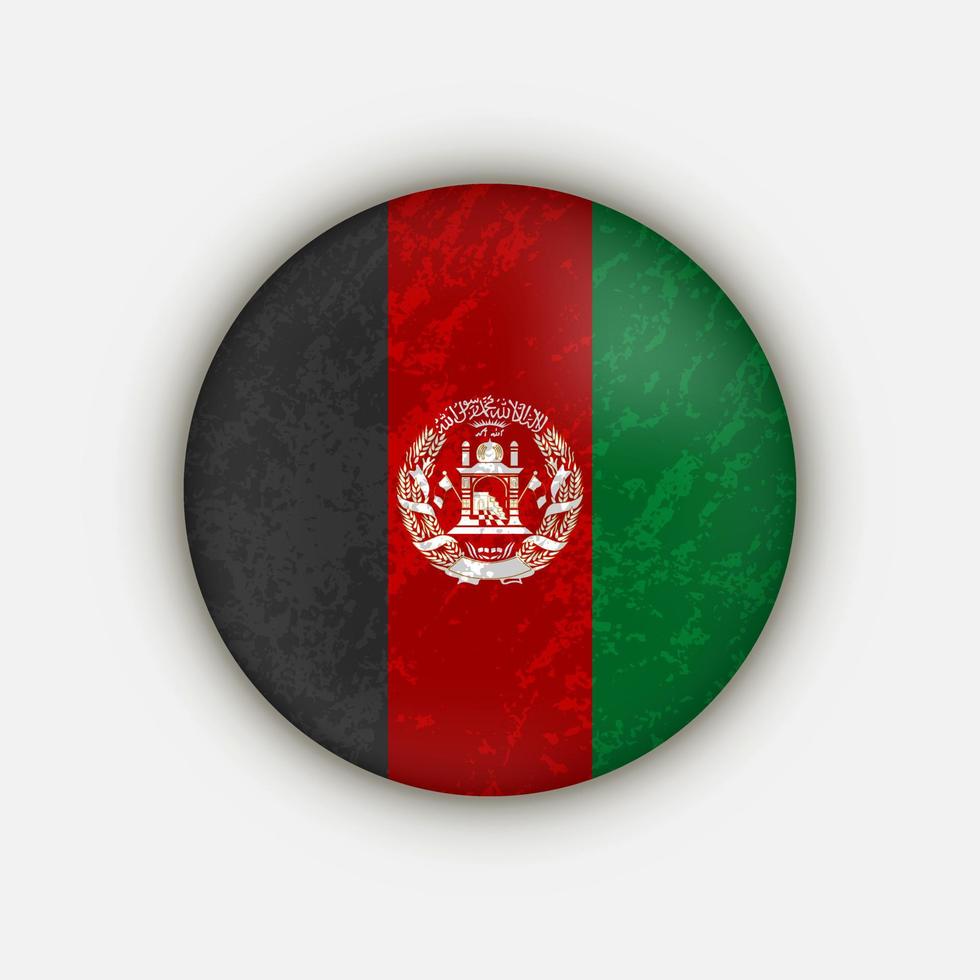 Land Afghanistan. Afghanistan-Flagge. Vektor-Illustration. vektor