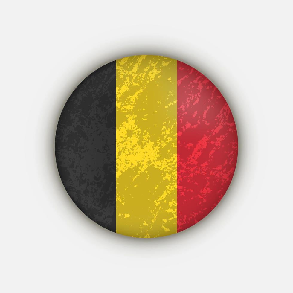 Land Belgien. belgische flagge. Vektor-Illustration. vektor