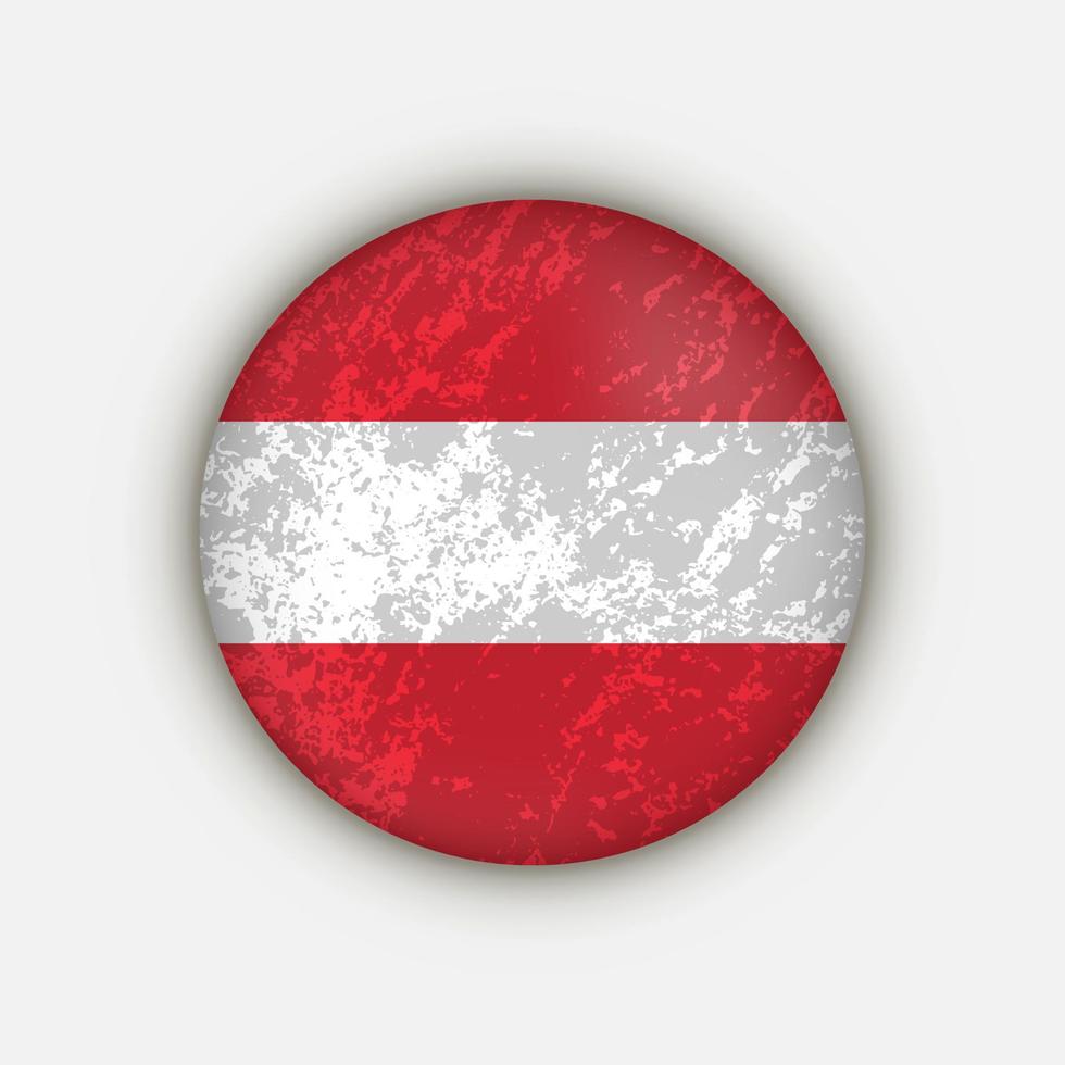 Land Österreich. Österreich-Flagge. Vektor-Illustration. vektor