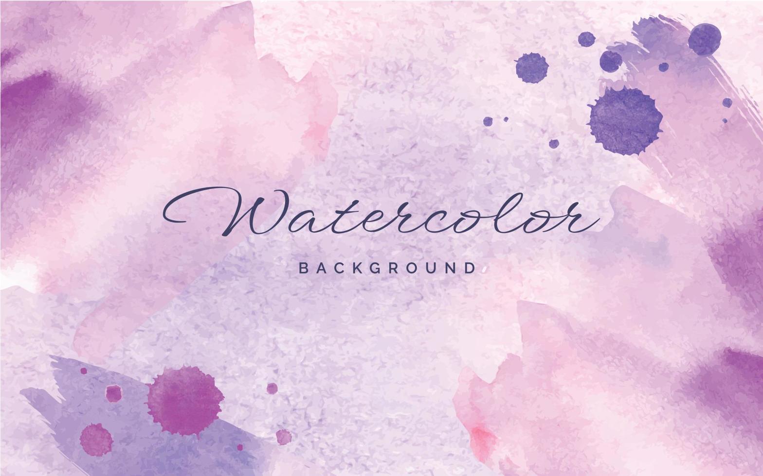 färgrik lila och rosa vattenfärg bakgrund. vektor hand målad bakgrund för design
