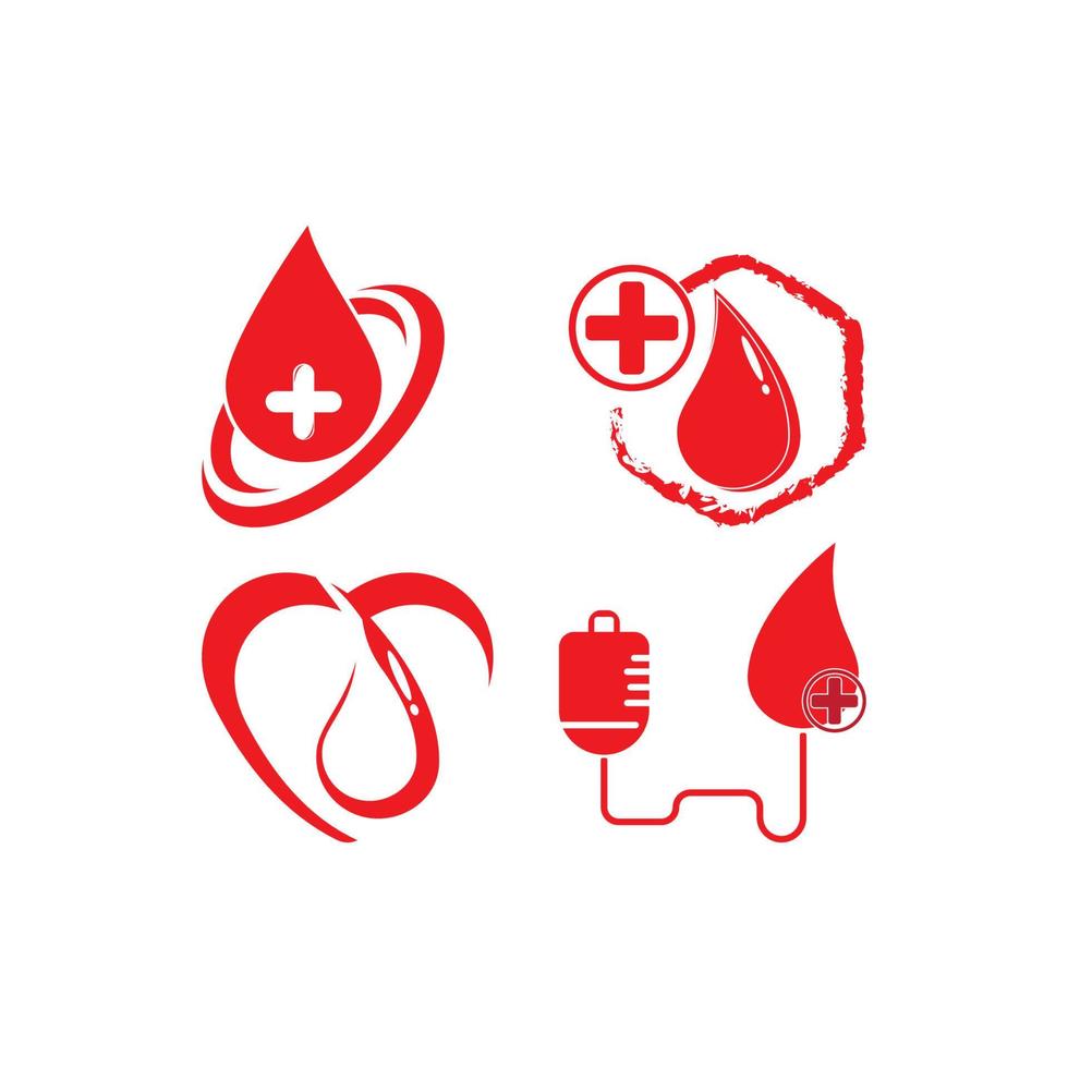 Bewusstseinstag zum Weltblutspendetag. weltweiter Blutspender vektor